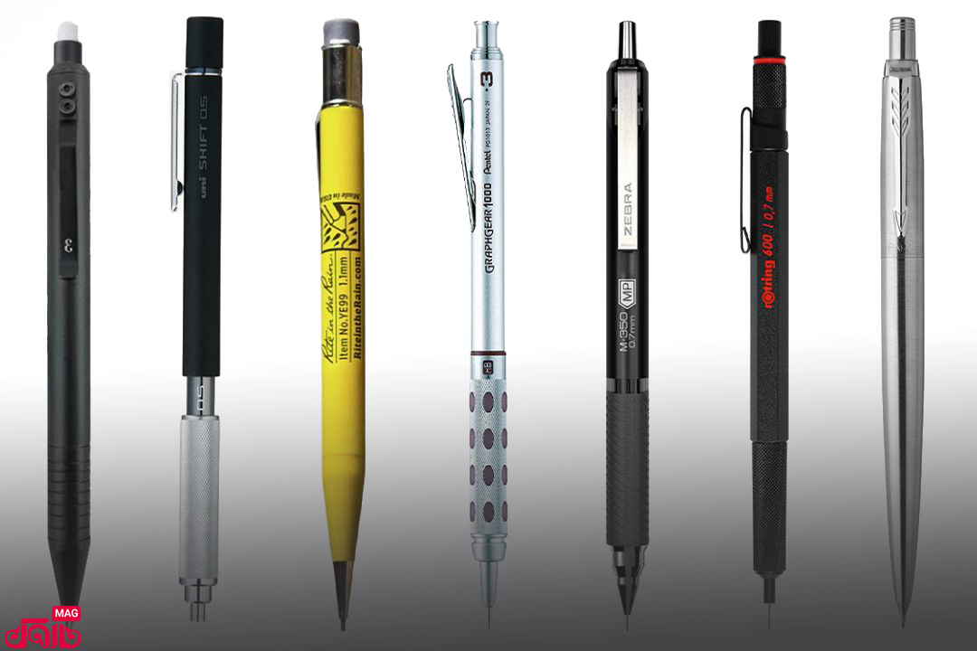 انواع مداد نوکی یا مداد مکانیکی