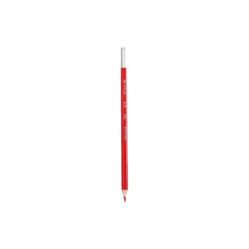 1002090020 مداد قرمز پلیمری شش ضلعی آدمیرال