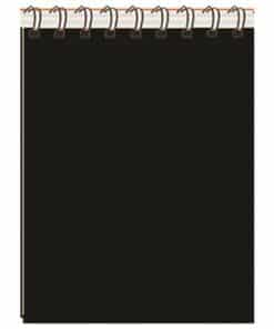 B 319 1 دفترچه یادداشت 80 برگ فنری 1/16 جلد سخت کلاسیک فطرس