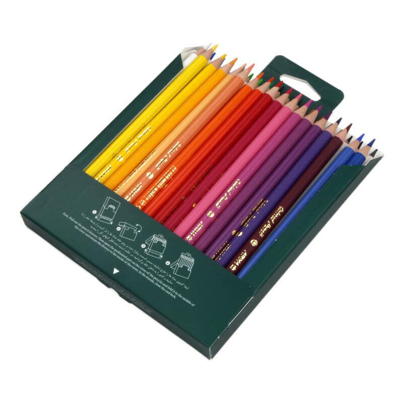مداد رنگي 36 رنگ مقوايي آرتيست 3603 آريا مداد رنگی 36 رنگ آریا مقوایی آرتیست 3603