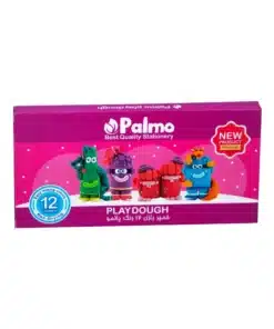 palmo playdough 1 خمیر بازی ۱۲رنگ مقوایی ۱۲۱۸ پالمو