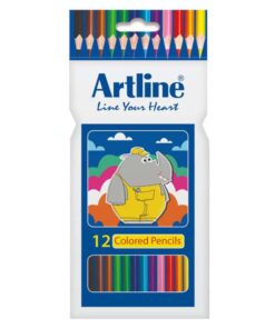 مداد رنگی 12رنگ مقوایی آرت لاین artline